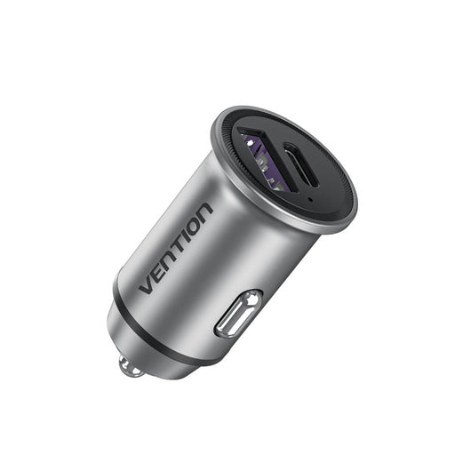EAN 6922794761643 - Vention FFBH0 cargador de dispositivo móvil Universal Gris Encendedor de cigarrillos Carga rápida Auto imagen 1
