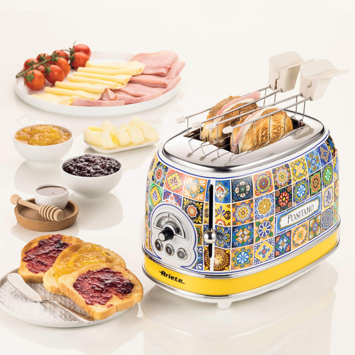 EAN 8003705122819 - Ariete 0155/0P 6 2 rebanada(s) 810 W Azul, Amarillo imagen 3