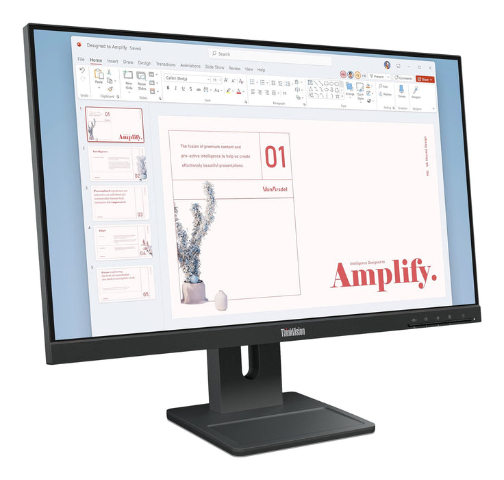EAN 0198156755582 - Lenovo ThinkVision E24-40 pantalla para PC 60,5 cm (23.8") 1920 x 1080 Pixeles Full HD LCD Negro imagen 3