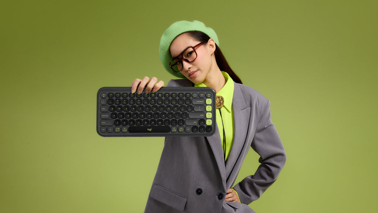 Logitech Pop Icon Keys - Teclado - Inalámbrico - Bluetooth Le - Qwerty - Nórdico (Danés/Finés/Noruego/Sueco)