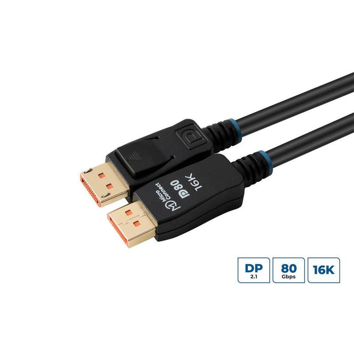 16k Displayport 2.1 80gbps  Cable 1.5m, Black