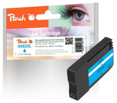 EAN 7640460548112 - Peach PI300-1028 cartucho de tinta 1 pieza(s) Compatible Alto rendimiento (XL) Cian imagen 1
