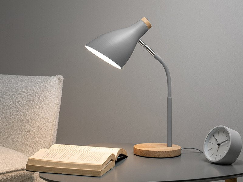 EAN 5907512871119 - Tracer TRAOSW47236 lámpara de mesa E27 40 W LED Gris, Madera imagen 4