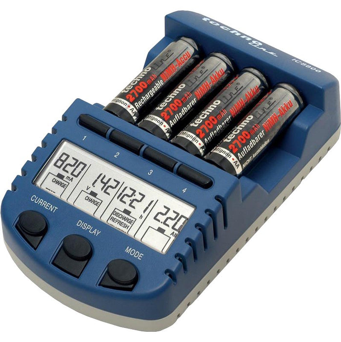 EAN 4029665100029 - Technoline BC 1000 N cargador de batería Batería de linterna Corriente alterna imagen 1