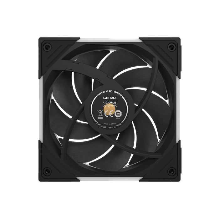 Ventilador Pc Asus Rog Eurux Gr120 Fan Argb Negro 3in1