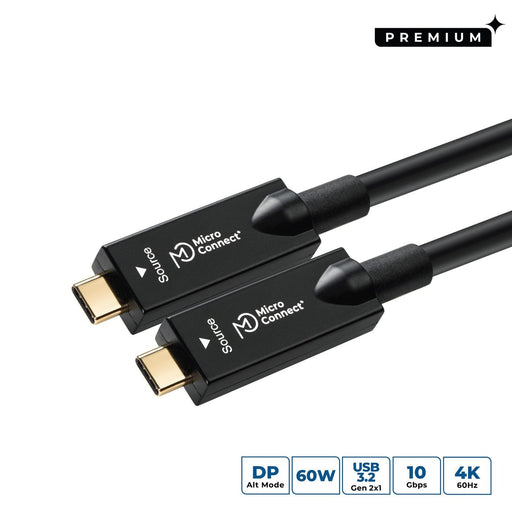 EAN 5704174888543 - Microconnect USB3.2CC10OP cable USB USB 3.2 Gen 2 (3.1 Gen 2) 10 m USB C Negro imagen 1