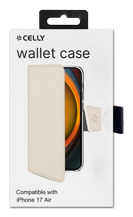 EAN 8021735223214 - Celly WALLY funda para teléfono móvil 16,5 cm (6.5") Funda cartera Arena imagen 5