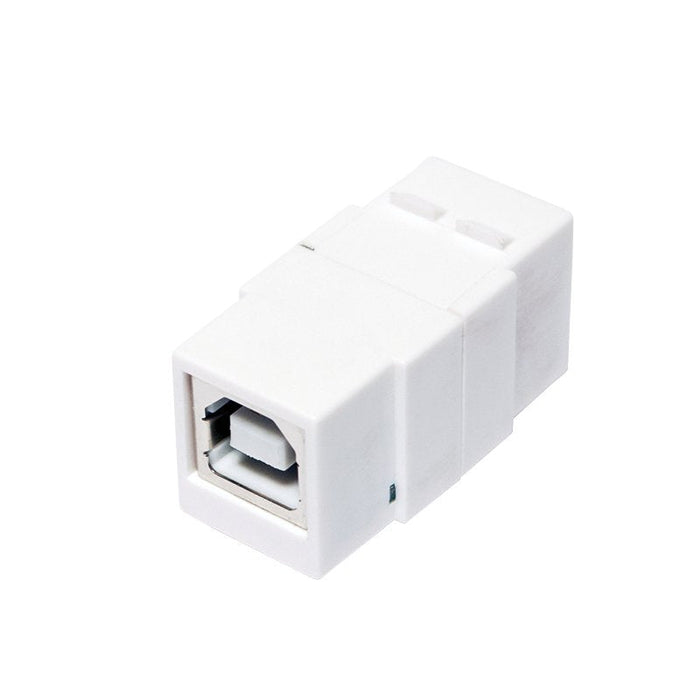Adaptador Keystone Usb 2.0, Usb-B Hembra > Usb-B Hembra Blanco