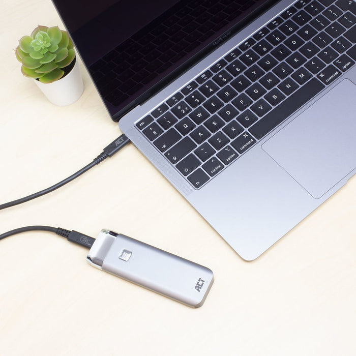 Cable Usb C Act Connectivity Carga 240w Mas Datos 20 Gbps 1.M Certificado Usb If