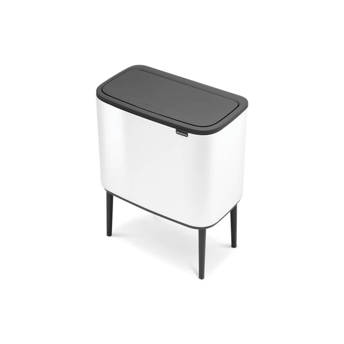 EAN 8710755313523 - Brabantia 313523 papelera 33 L Rectangular Acero inoxidable Negro, Blanco imagen 3