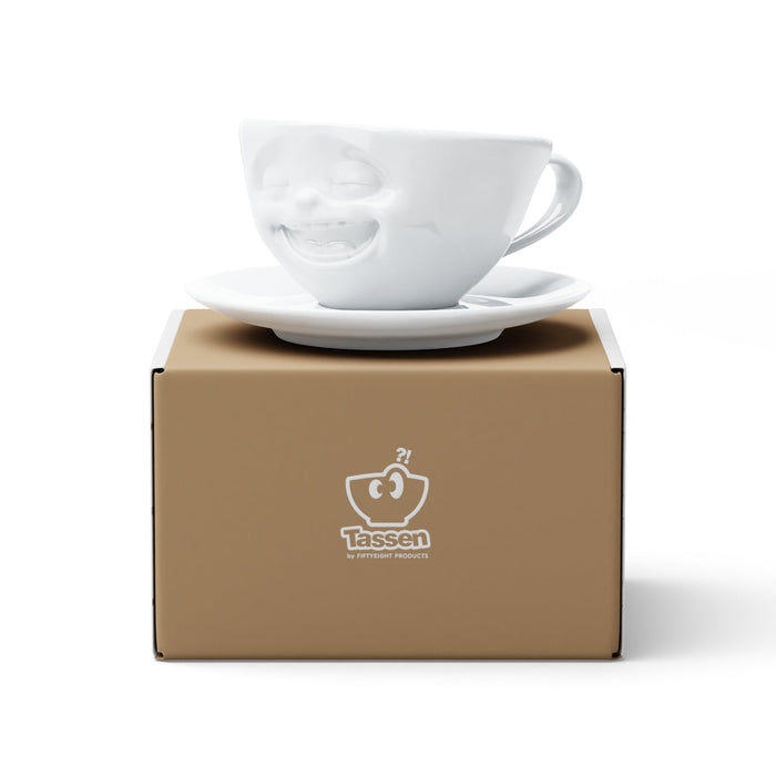 Fiftyeight Kaffeetasse 200ml - Lachend Blanco