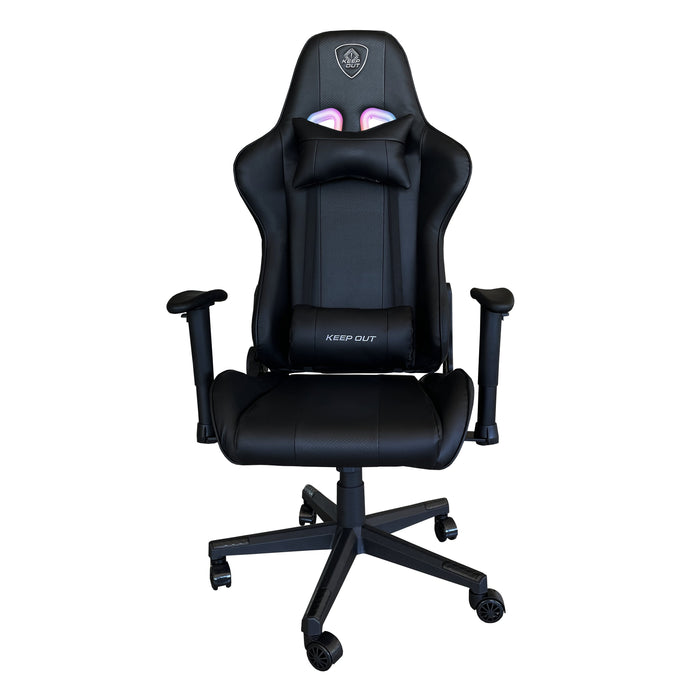EAN 8435099529057 - KeepOut XSRGB-RACING silla para videojuegos Silla para videojuegos universal Asiento acolchado Negro imagen 9