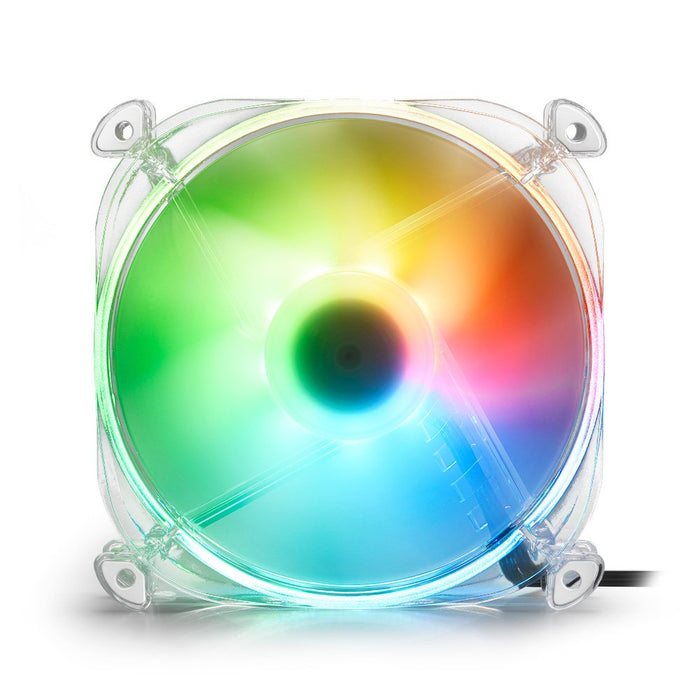 EAN 4044951034314 - Sharkoon Shark Disc PWM Carcasa del ordenador Ventilador 12 cm Transparente 1 pieza(s) imagen 4