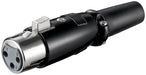 EAN 4040849116803 - Goobay 11680 conector XLR (3-pin) Negro imagen 1