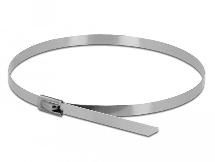 Delock Edelstahlcablebinder L 500 X B 4,6 Mm 10 Stück