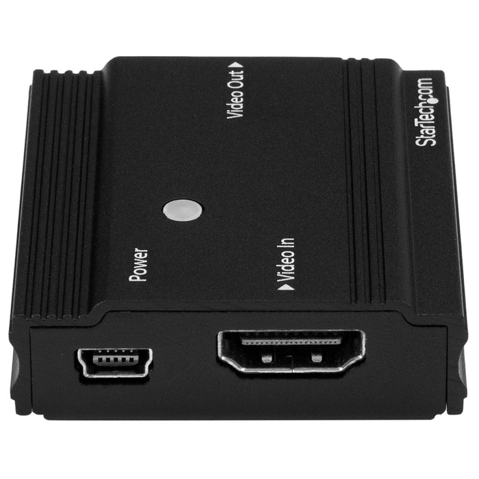 EAN 0065030866422 - StarTech.com HDBOOST4K extensor audio/video Repetidor de señales AV Negro imagen 2