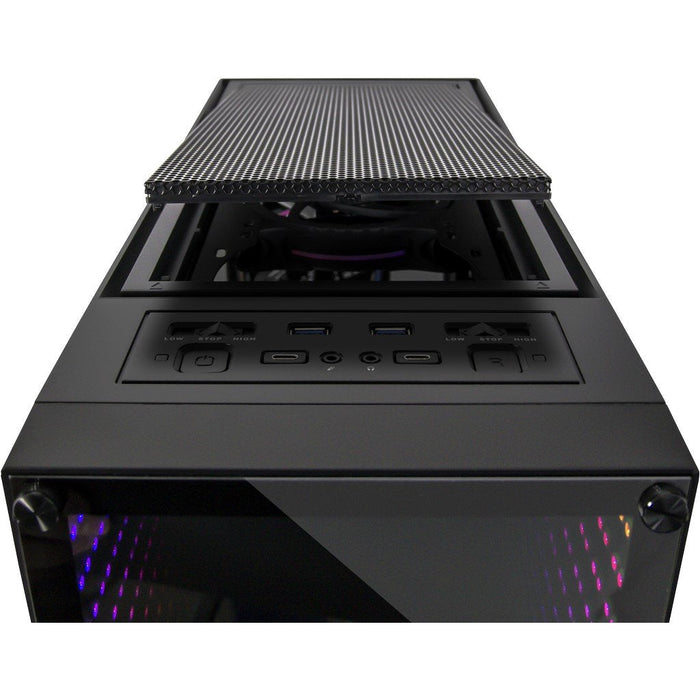 Caja Pc Inter-Tech X-908 Infini2 2x120mm Vent Rgb