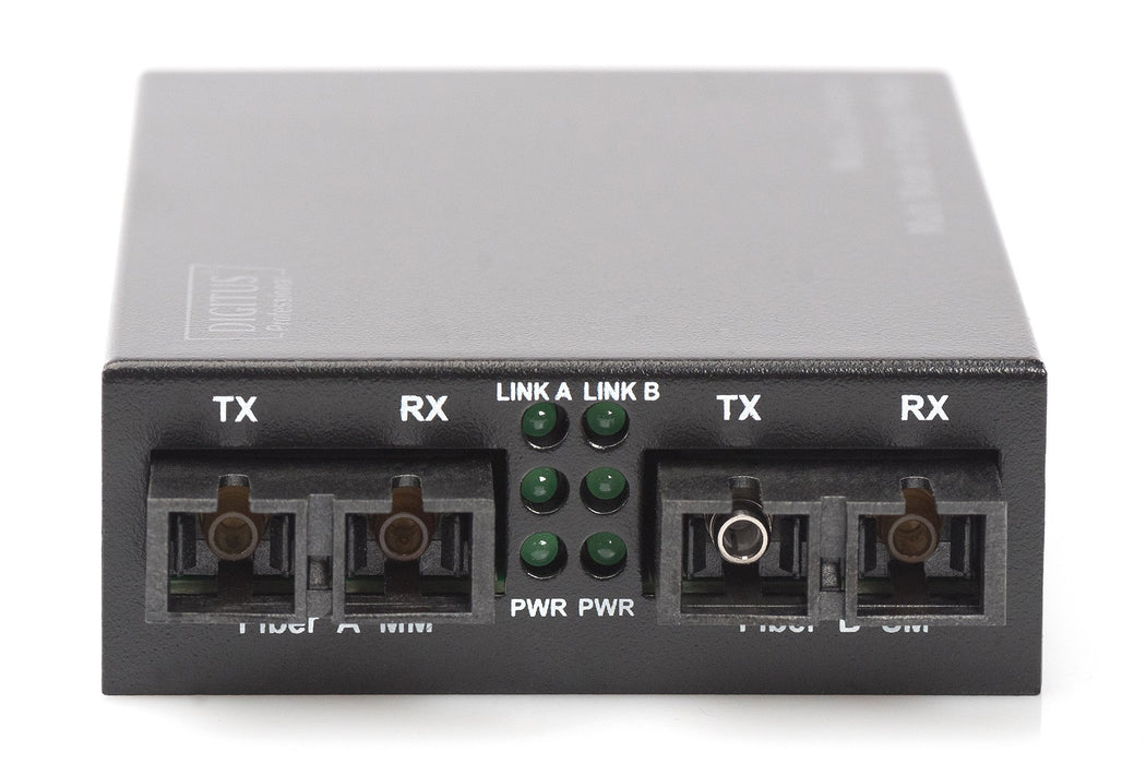 EAN 4016032445739 - Digitus DN-82024 convertidor de medio 100 Mbit/s 1310 nm Multimodo, Monomodo Negro imagen 4