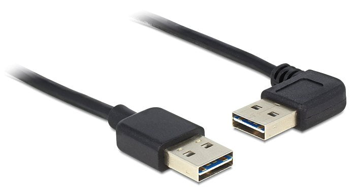 Delock Cable Easy-Usb 2.0 Tipo-A M/M 3m Negro