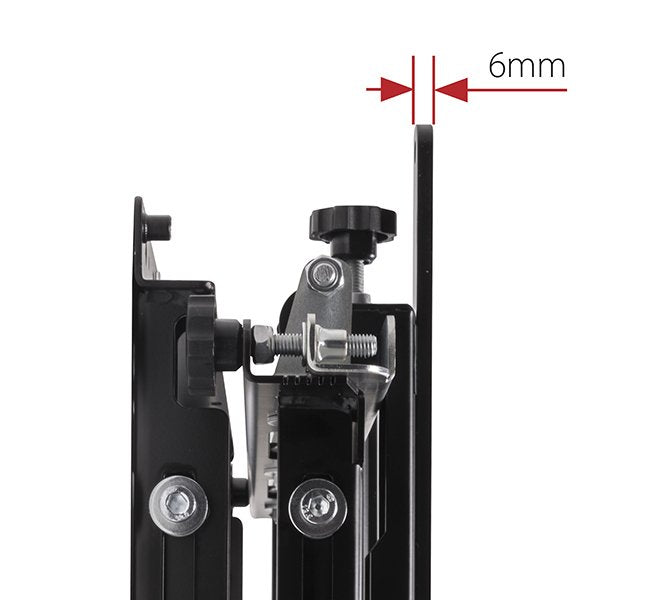 B-Tech Vesa Adaptador 600x400 Negro Von 200 400mm Auf Bis 600mm