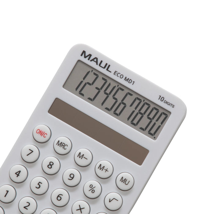 EAN 4002390092760 - MAUL ECO MD 1 calculadora Bolsillo Pantalla de calculadora Blanco imagen 8