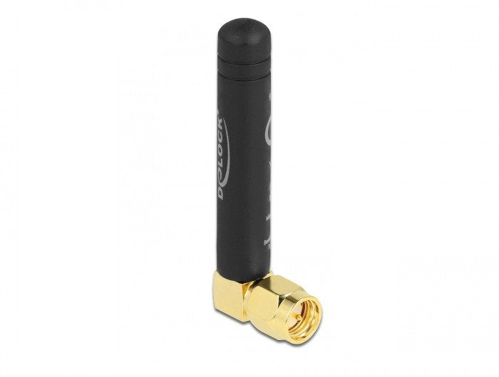 Delock Lpwan 868mhz Antenne Sma Stecker 90 1.6dbi Omnidirektional Starr Schwarz