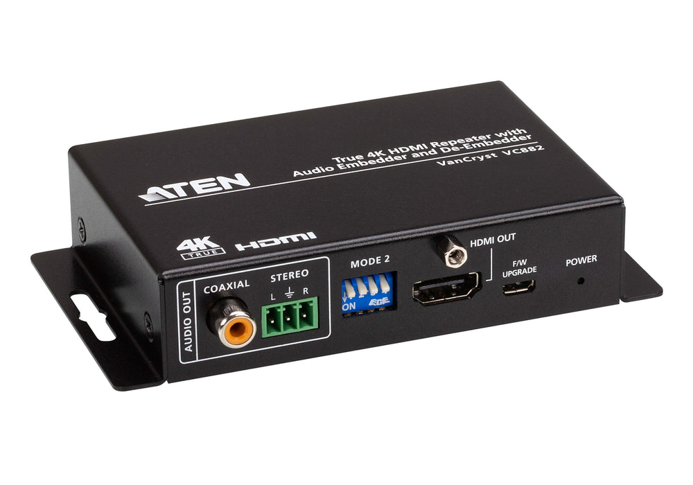 EAN 4710469341076 - ATEN VC882 Repetidor de señales AV Negro imagen 4