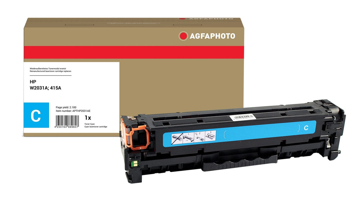 EAN 4250164889607 - AgfaPhoto APTHP2031AE cartucho de tóner Compatible Cian imagen 1