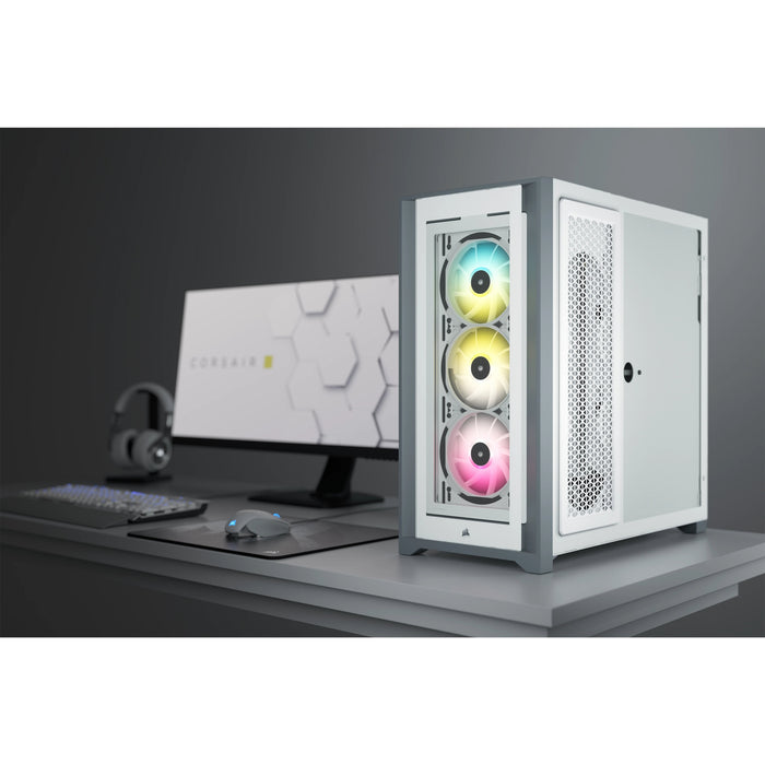 EAN 0840006627531 - Corsair iCUE 5000X RGB Midi Tower Blanco imagen 17