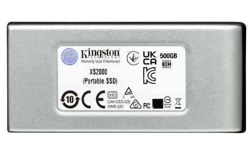 EAN 0740617321333 - Kingston Technology XS2000 2 TB USB Tipo C 3.2 Gen 2 (3.1 Gen 2) Negro, Plata imagen 2