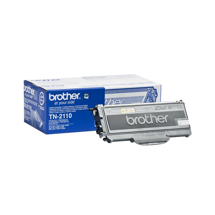 EAN 4977766654180 - Brother TN-2110 cartucho de tóner 1 pieza(s) Original Negro imagen 1