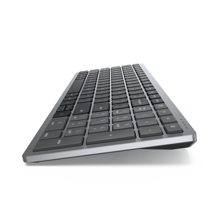 Dell Km7120w Teclado (Ingles) Rf Wireless + Bluetooth Qwerty Us International Grey, Titanium