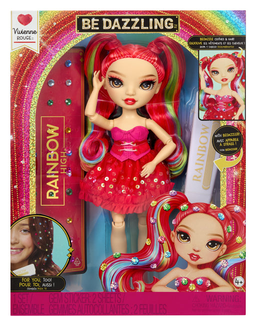 EAN 0035051597803 - Rainbow High Be Dazzling Fashion Dolls- Vivienne Rouge (Red) imagen 2