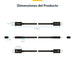EAN 0065030920360 - StarTech.com TBLT5MM50CM240W cable Thunderbolt 0,5 m 80 Gbit/s Negro imagen 14