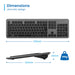 EAN 8052101434088 - Ewent EW3296 teclado Universal RF inalámbrica + USB QWERTY Español Negro, Gris imagen 2