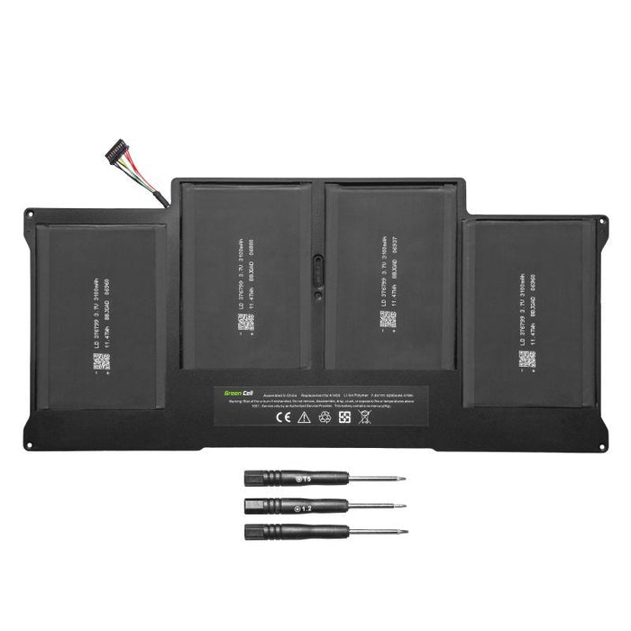 Batería Green Cell A1496 A1405 A1377 Para Apple Macbook Air 13 A1466 A1369