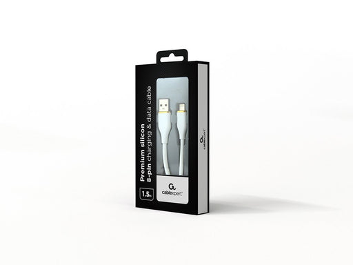 EAN 8716309132114 - Gembird CC-USB2S-AM8PM-1.5M-W cable USB USB 2.0 1,5 m USB A Blanco imagen 2