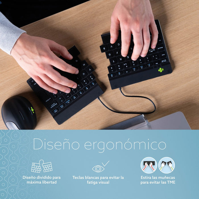 EAN 8719274492313 - R-Go Tools RGOSBESWLBL teclado Universal Español imagen 10