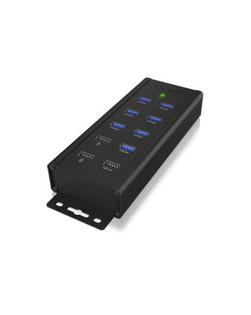 EAN 4250078166849 - ICY BOX IB-HUB1703-QC3 USB 3.2 Gen 1 (3.1 Gen 1) Type-B 5000 Mbit/s Negro imagen 2