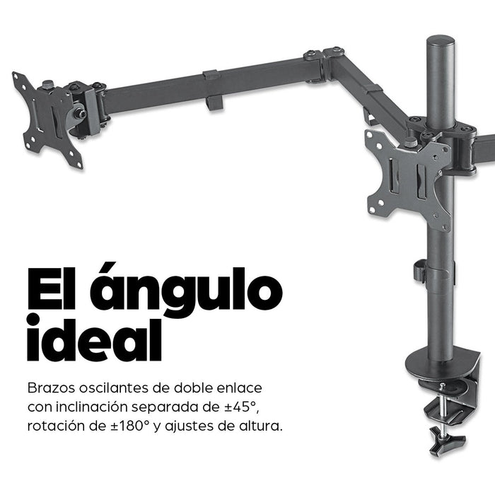 EAN 0766623461658 - Manhattan 461658 soporte para monitor 68,6 cm (27") Escritorio imagen 9