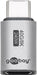 EAN 4040849744471 - Goobay 74447 cambiador de género para cable USB-C Plata imagen 1