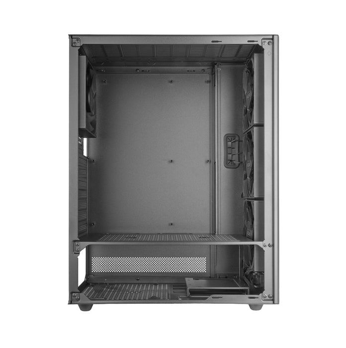 Caja Pc  Atx Mars Gaming Mc-T800 Frontal Airdot Mesh 4x Ventiladores Fdb Cablehatch Usb-C Negro