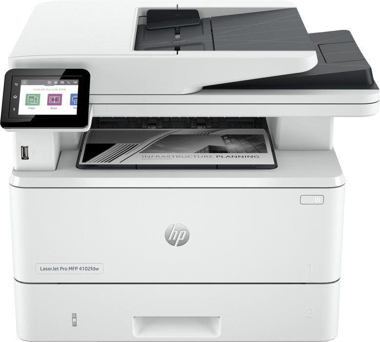EAN 0195161936128 - HP LaserJet Pro MFP 4102dw Printer Laser A4 1200 x 1200 DPI 40 ppm Wifi imagen 1