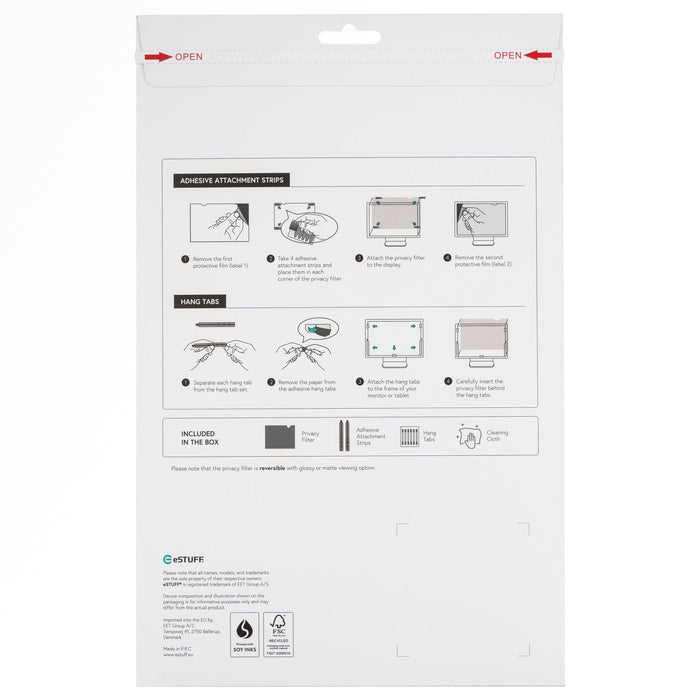 EAN 5715328122710 - eSTUFF GLBE16351231 filtro para monitor imagen 2