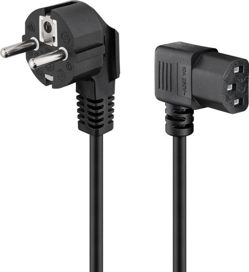 EAN 4040849595684 - Goobay 59568 cable de transmisión Negro 1,8 m Enchufe tipo F C13 acoplador imagen 1