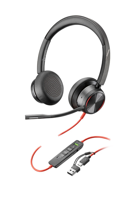 EAN 0197498429205 - HP Poly Blackwire 8225 Stereo USB-C Headset +USB-C/A Adapter Alámbrico Diadema Oficina/Centro de llamadas imagen 1