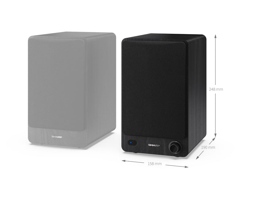 EAN 4974019216577 - Sharp Bookshelf Speakers De 2 vías Negro Inalámbrico y alámbrico 60 W imagen 12
