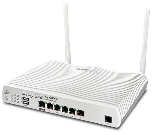 EAN 4710484744111 - DrayTek Vigor 2866Vac router inalámbrico Gigabit Ethernet Doble banda (2,4 GHz / 5 GHz) Blanco imagen 2