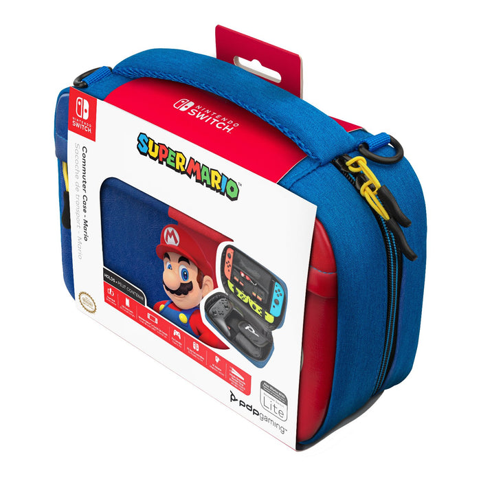 EAN 0708056068387 - PDP Commuter: Power Pose Mario Funda protectora rígida Nintendo Azul, Rojo imagen 4