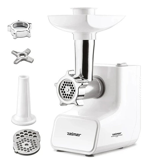 EAN 5908269357550 - Zelmer ZMM3511B picadora 1500 W Plata, Blanco imagen 1